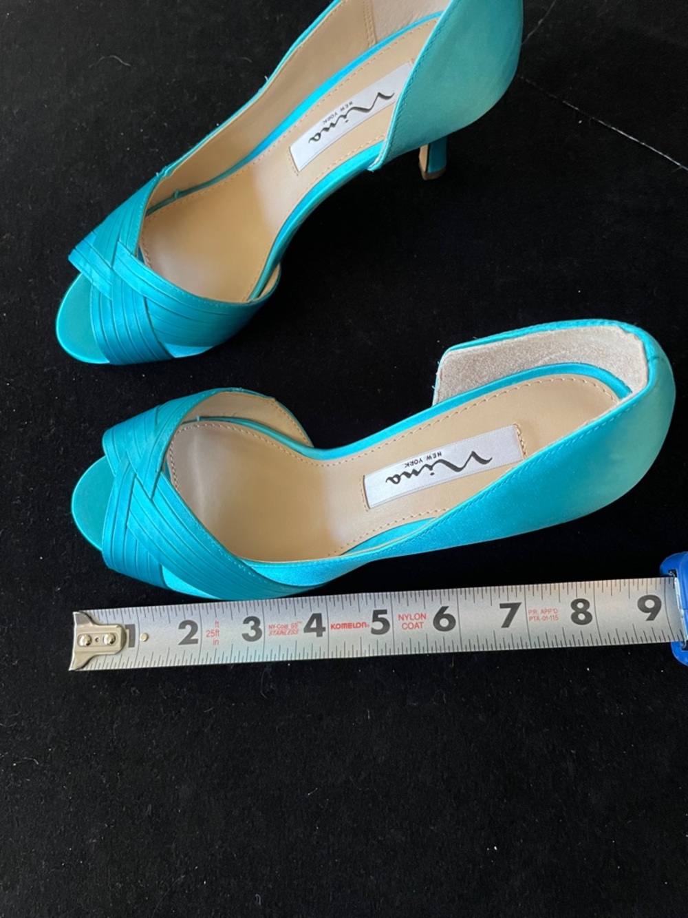 ❤️ PROM Women’s NWOT NINA IN BOX Mid-Heel Contesa Pump Shoes Sz 6M - Picture 10 of 16